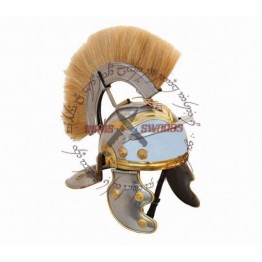 Imperial Roman Centurion Helmet with Blonde Plume
